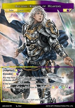 Arcana: Knight of Heavens // Arcana: God of Shadowy Light - Promos