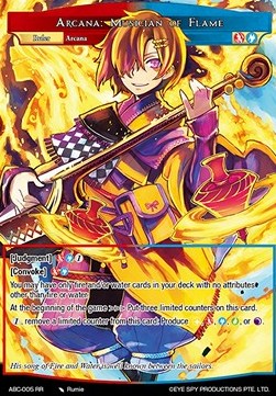 Arcana: Musician of Flame // Arcana: Burning Water Spirit - Promos