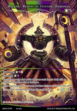 Arcana: Demon of Gusting Darkness // Arcana: Lord of the End - Promos