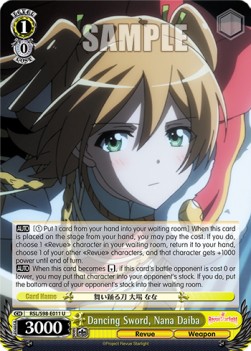 Dancing Sword, Nana Daiba (V.1 - Uncommon) - Revue Starlight The Movie