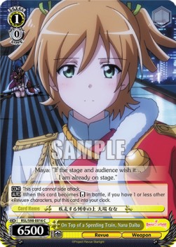 On Top of a Speeding Train, Nana Daiba - Revue Starlight The Movie