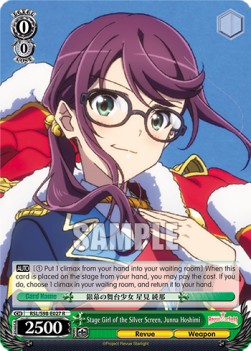 Stage Girl of the Silver Screen, Junna Hoshimi (V.1 - Rare) - Revue Starlight The Movie