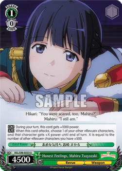 Honest Feelings, Mahiru Tsuyuzaki - Revue Starlight The Movie
