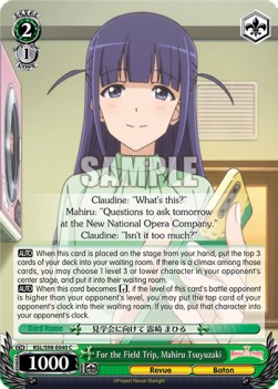 For the Field Trip, Mahiru Tsuyuzaki - Revue Starlight The Movie