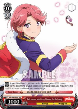 Path Adorned with Cherry Blossoms, Futaba Isurugi (V.1 - Double Rare) - Revue Starlight The Movie