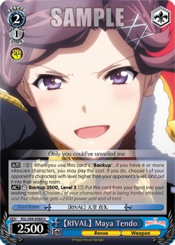 【RIVAL】 Maya Tendo (V.1 - Uncommon) - Revue Starlight The Movie