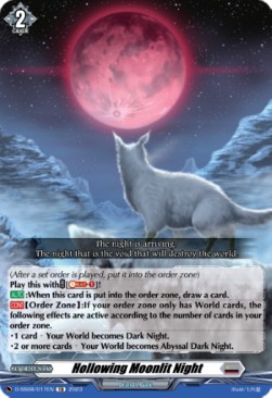 Hollowing Moonlit Night [D Format] - Stand Up Deckset Orfist