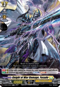 Knight of War Damage, Fosado [D Format] - Stand Up Deckset Gramgrace