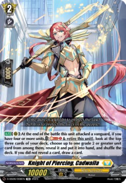 Knight of Piercing, Cadwalla [D Format] - Stand Up Deckset Gramgrace