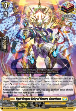 Light Dragon Deity of Honors, Amartinoa [D Format] - Stand Up Deckset Gramgrace