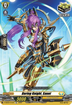 Daring Knight, Sauel [D Format] - Stand Up Deckset Gramgrace