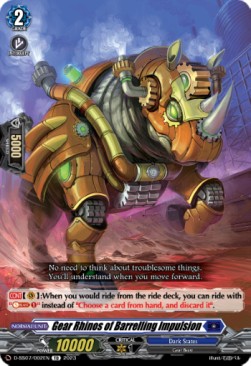 Gear Rhinos of Barrelling Impulsion [D-Format] - Stand Up Deckset Favrneel
