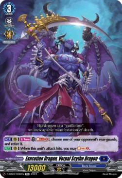 Execution Dragon, Vorpal Scythe Dragon [D Format] - Stand Up Deckset Favrneel