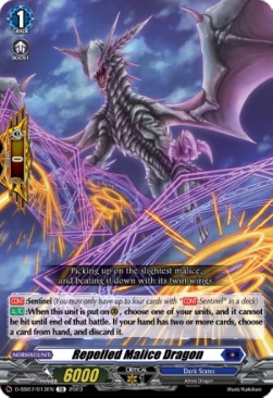 Repelled Malice Dragon [D Format] - Stand Up Deckset Favrneel