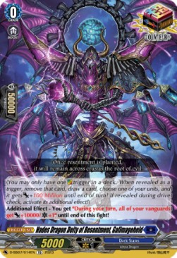 Hades Dragon Deity of Resentment, Gallmageheld [D Format] - Stand Up Deckset Favrneel