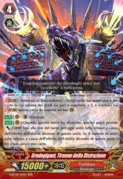 Destruction Tyrant, Gradogigant [G Format] (V.1 - Triple Rare) - Collezione del Combattente Vol.1