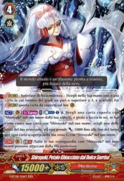 Sweetly Smiling Ice Petal, Shirayuki [G Format] (V.1 - Triple Rare) - Collezione del Combattente Vol.1
