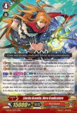 True Eradicator, Aconitum Linchu [G Format] (V.1 - Triple Rare) - Collezione del Combattente Vol.1