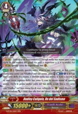 King of Sadism, Dudley Caligula [G Format] (V.1 - Triple Rare) - Collezione del Combattente Vol.1