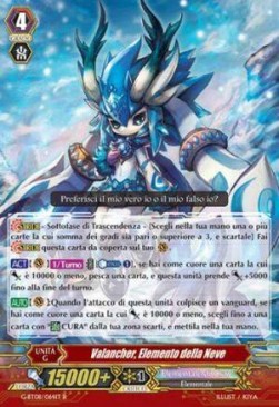 Snow Element, Valancher [G Format] (V.1 - Rare) - Collezione del Combattente Vol.1