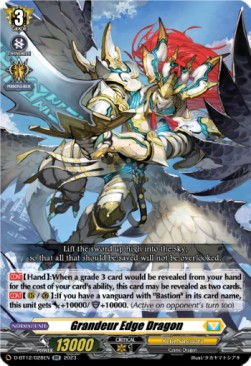Grandeur Edge Dragon [D-Format] (V.1 - Double Rare) - Evenfall Onslaught