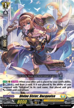 Divine Sister, Dacquoise [D-Format] (V.1 - Double Rare) - Evenfall Onslaught