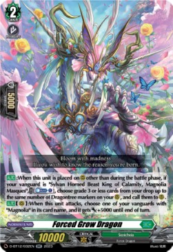 Forced Grow Dragon [D-Format] (V.1 - Double Rare) - Evenfall Onslaught