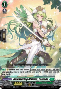Unwavering Maiden, Yolanda [D-Format] (V.1 - Double Rare) - Evenfall Onslaught