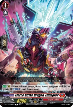 Fierce Strike Dragon, Fillingrex [D-Format] (V.1 - Rare) - Evenfall Onslaught