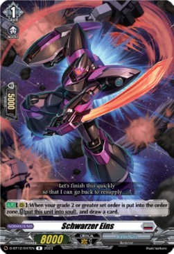 Schwarzer Eins [D-Format] (V.1 - Rare) - Evenfall Onslaught