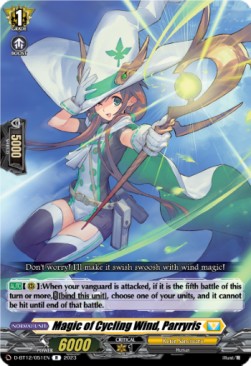 Magic of Cycling Wind, Parryris [D-Format] (V.1 - Rare) - Evenfall Onslaught