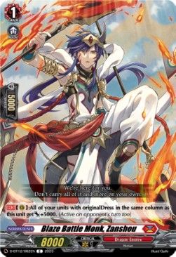 Blaze Battle Monk, Zanshou [D-Format] - Evenfall Onslaught