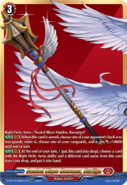 Sealed Blaze Hammer, Suriiya [D-Format] (V.2 - Feature Rare) - Evenfall Onslaught