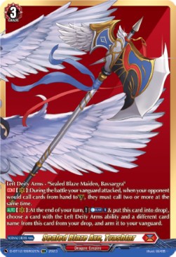 Sealed Blaze Axe, Tvashtar [D-Format] (V.2 - Feature Rare) - Evenfall Onslaught