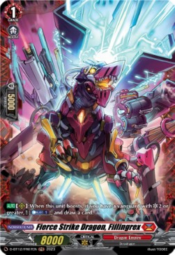 Fierce Strike Dragon, Fillingrex [D-Format] (V.2 - Frame Rare) - Evenfall Onslaught