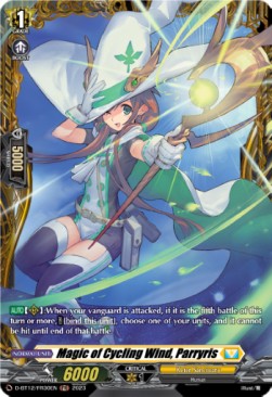 Magic of Cycling Wind, Parryris [D-Format] (V.2 - Frame Rare) - Evenfall Onslaught