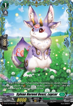 Sylvan Horned Beast, Lepcor [D-Format] (V.2 - Frame Rare) - Evenfall Onslaught