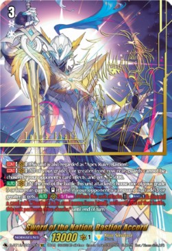 Sword of the Nation, Bastion Accord [D-Format] (V.3 - Secret Rare) - Evenfall Onslaught