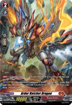 Ardor Hatchet Dragon [D Format] (V.3 - Promo) - D-Promos