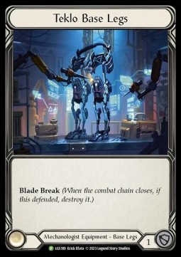 Teklo Base Legs (Cold Foil) - LGS Promos