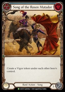 Song of the Rosen Matador (Rainbow Foil) - LGS Promos