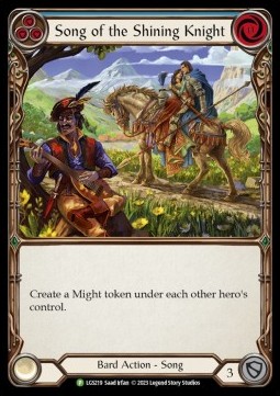 Song of the Shining Knight (Rainbow Foil) - LGS Promos