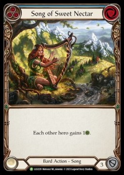 Song of Sweet Nectar (Rainbow Foil) - LGS Promos