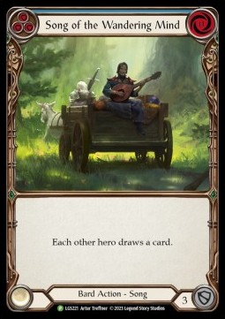 Song of Wandering Mind (Rainbow Foil) - LGS Promos
