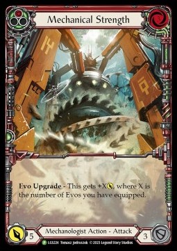 Mechanical Strength (Red) (Extended Art Rainbow Foil) - LGS Promos