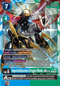 Imperialdramon: Dragon Mode Ace (P-109) (V.1) - Promos