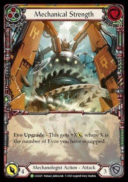 Mechanical Strength (Yellow) (Extended Art Rainbow Foil) - LGS Promos