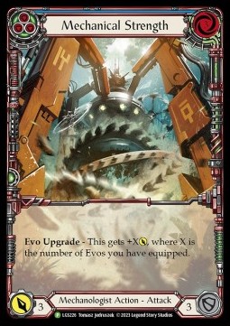 Mechanical Strength (Blue) (Extended Art Rainbow Foil) - LGS Promos