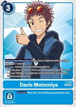 Davis Motomiya (P-124) (V.1) - Promos