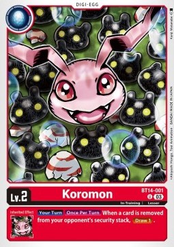 Koromon (BT14-001) - Blast Ace